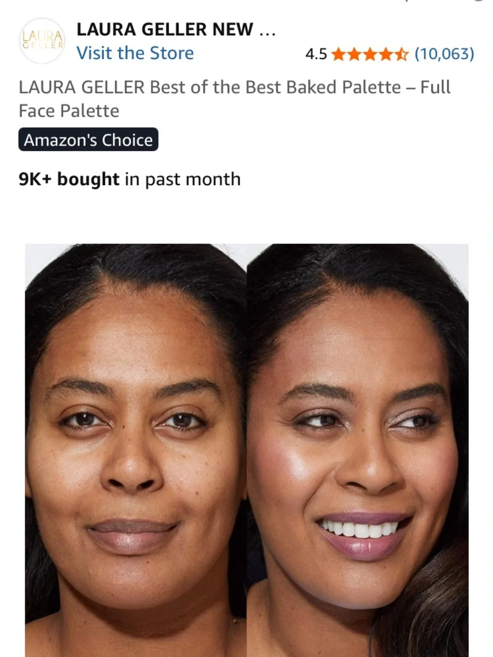 Laura Geller Pink & Neutral Full Face Baked Palette